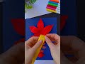 Easy 3D Paper Flower Tutorial 🌸 DIY Paper Craft Ideas #shorts