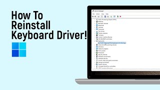 How To Reinstall Keyboard Driver on Windows 11 [easy]