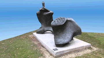 Reclining Figure working model (Henry Moore) at MIT - via Autodesk 123D Catch