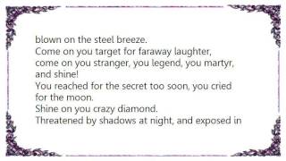 Kendra Morris - Shine on You Crazy Diamond Lyrics