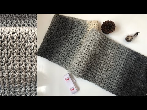 Vidéo: Comment Crocheter Une écharpe Pour Homme