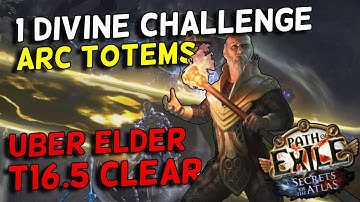 Arc is BACK! Arc Totems Hierophant - 1 Divine Challenge | Path of Exile 3.26