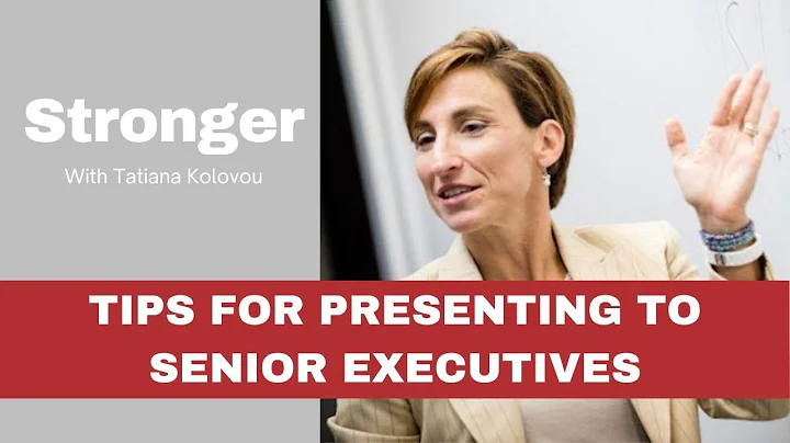 Tips For Presenting To Senior Executives