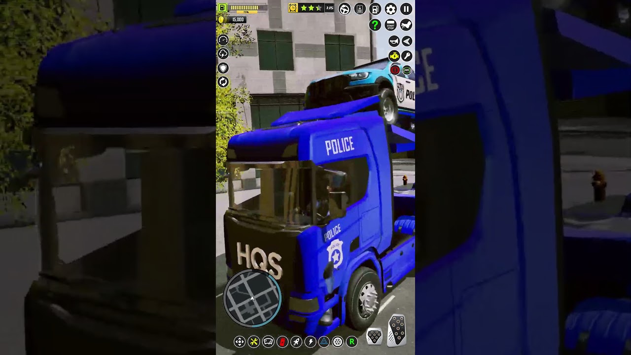 US Police-Car Transport Trucks 