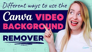 Canva’s Video Background Remover: 4 Ways to Use It!! 🔥