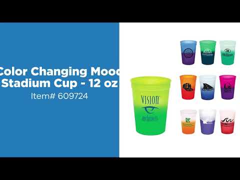 Custom Mood Stadium Cups (12 Oz.), Plastic Cups