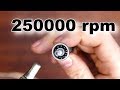 250 000 об/мин (rpm)