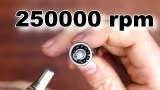 250 000 об/мин (rpm)