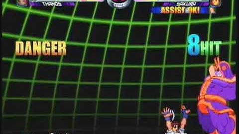 MvC2: Sakura Double Throw