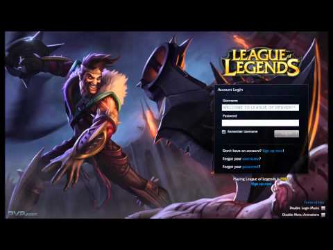 League of Legends Draven Login Screen + Music