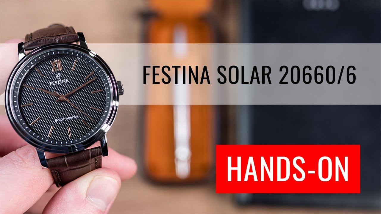 HANDS-ON: Festina Solar Energy 20660/6 - YouTube