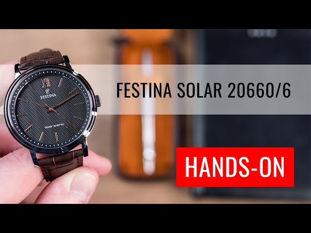 HANDS-ON: Festina Solar Energy 20660/6 - YouTube