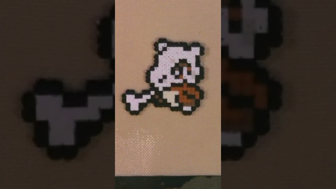Perler Beads Timelapse: Cubone - Pokémon Pixel Art