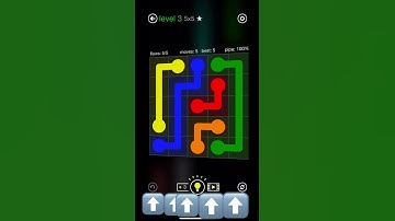 Flow free game, first 5 levels! #shorts #games #fyp