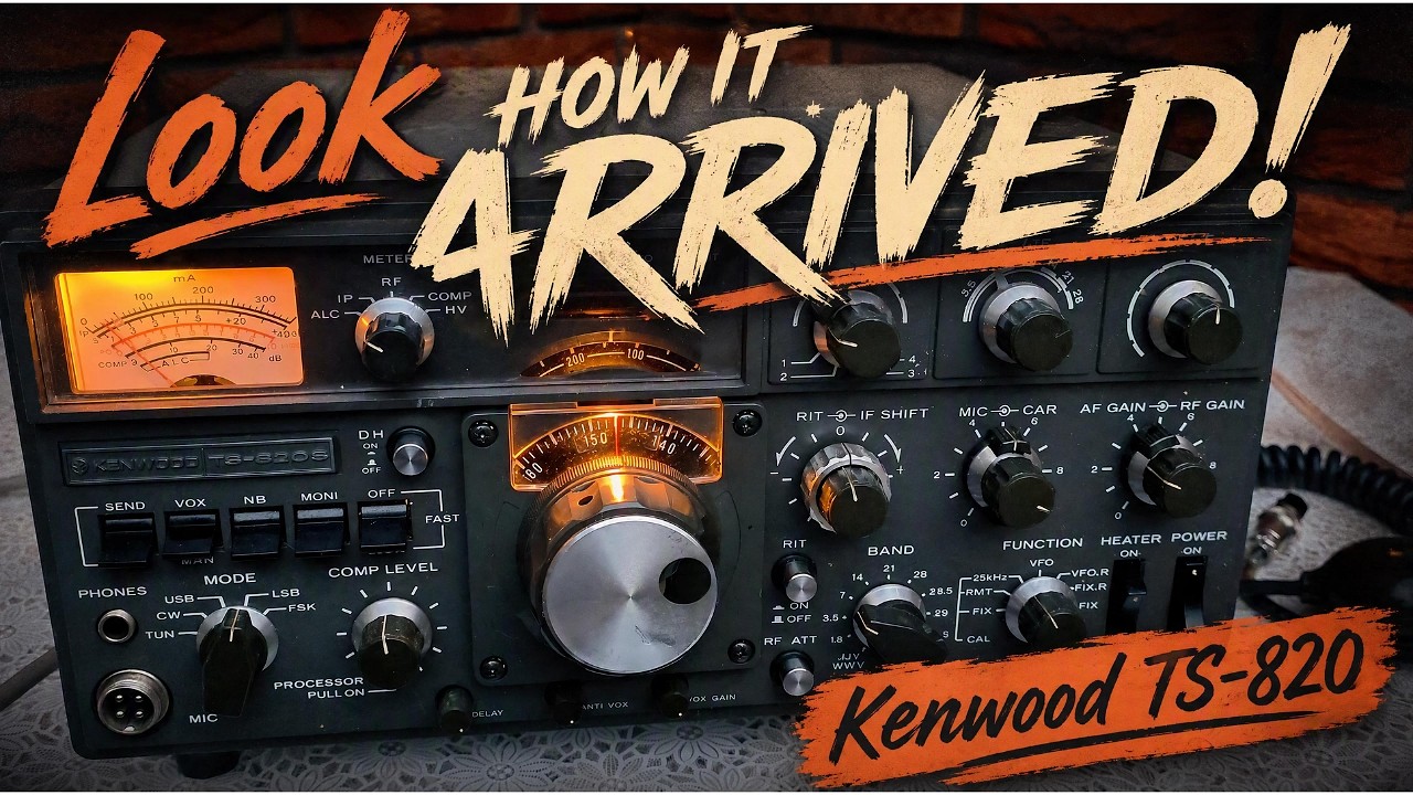 How I, Recieved My Pristine Kenwood TS-820S BROKEN! | A Shipping