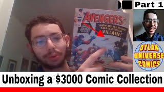 Unboxing $3000 Comic Collection Part 1| Sell Comics Online with Dylan Universe Comics Unboxing $3000 Comic Collection Part 1| Sell Comics Online with Dylan Universe Comics