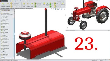 SolidWorks Tutorial Tractor 23.Hood 2