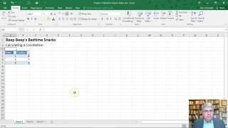 How to Calculate a Correlation in Excel 2016 for Windows