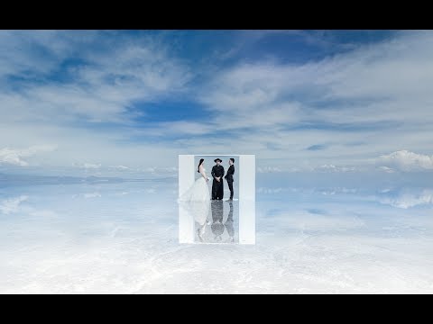 Pre-wedding photography in Salar de Uyuni, Bolivia 2016 by Katya Mukhina