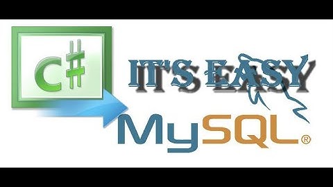 BELAJAR C# 06: Cara KONEKSI DATABASE MYSQL dengan C# (C Sharp)