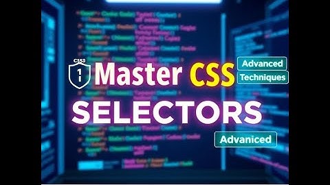 👉 "Mastering CSS Selectors: The Ultimate Guide for Beginners & Pros!"
