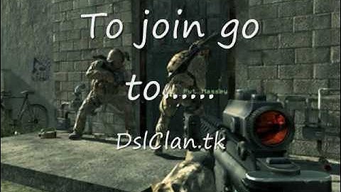 Cod 4 Wii DsL Clan Recruitment