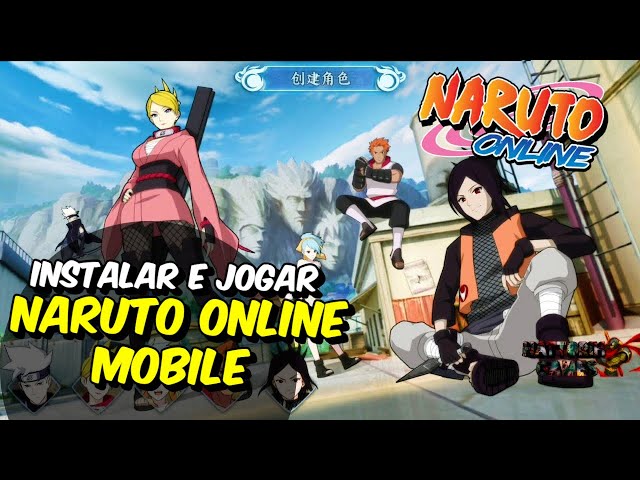 Versão mobile oficial do jogo Naruto Online