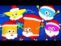 Five Fat Santa's | Christmas Songs For Children's | Xmas | Merry Christmas By Baby Shapes