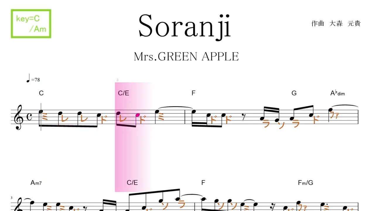 ドレミページ Soranji ソランジ (Mrs. GREEN APPLE) 映画『ラーゲリより愛を込めて