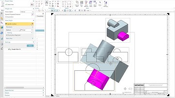 NX - Drafting - Project View for a portion of the Part
