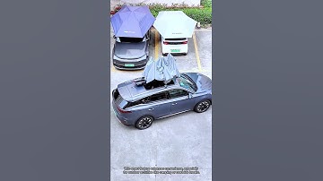 Automatic Rooftop Awning Folding System in Action