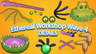 All Monster Ethereal Workshop Wave 4 Details Construction | MSM ANIMATION | My Singing Monsters