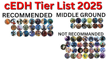 cEDH commander tier list 2025