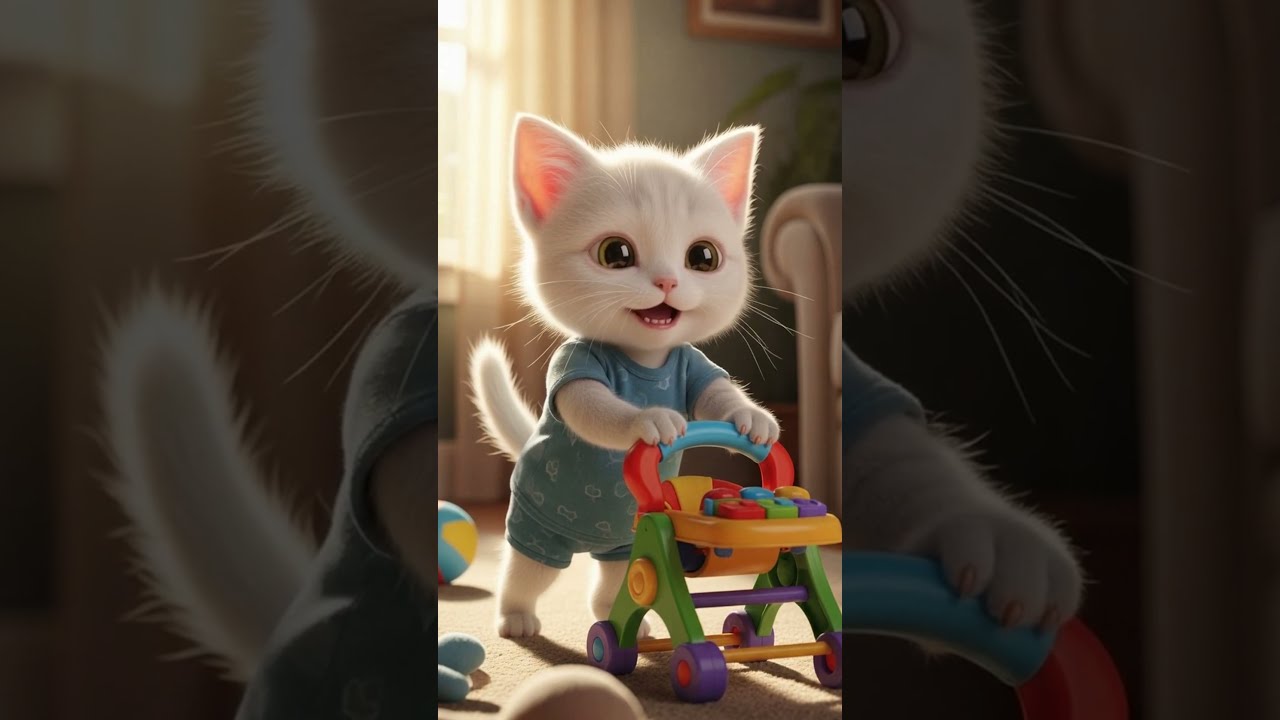 Alex S First Steps With His Baby Walker Part 4 The Silly Cat Show