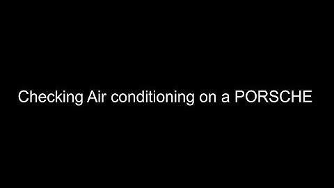 LAUNCH X431 PRO3S+ ELITE | How to Check Air conditioning on PORSCHE