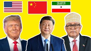 Maraykanka oo ka farxiyay somaliland markii uu ku dhawaqay inuu china ka difaacayo