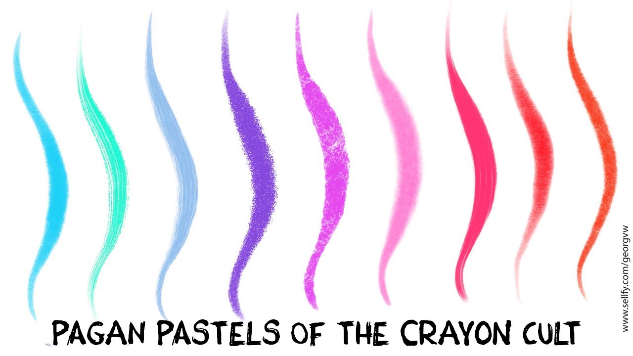 pagan pastels of the crayon cult 20 pastel crayon dry paint