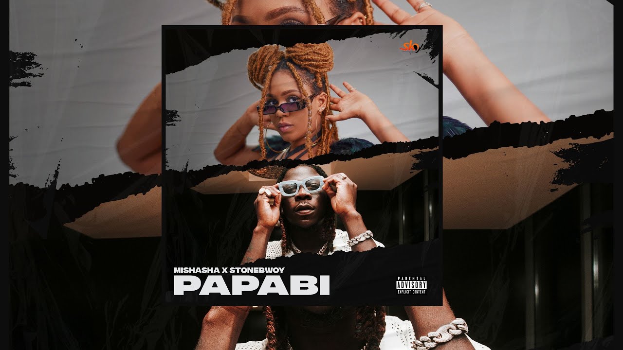 Mishasha - Papabi Ft Stonebwoy (Visualizer/Lyric Video)