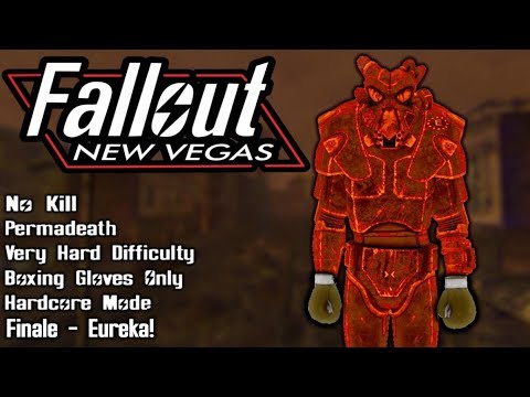 Fallout New Vegas - No Kill - Very Hard - Permadeath - Gloves Only - Finale - Eureka!