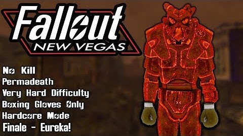 Fallout New Vegas - No Kill - Very Hard - Permadeath - Gloves Only - Finale - Eureka!