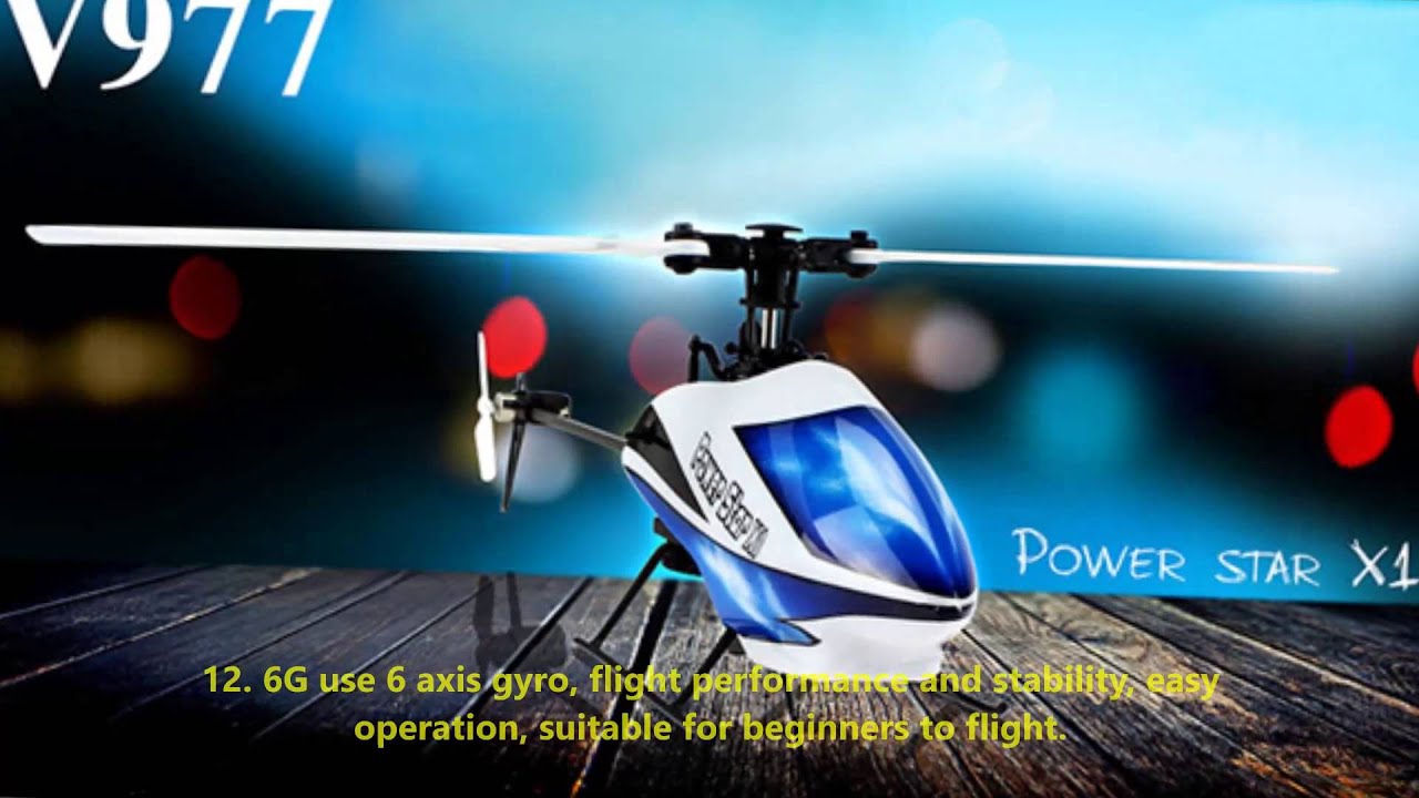 WLtoys V977 Power Star X1 RC Helicopter YouTube