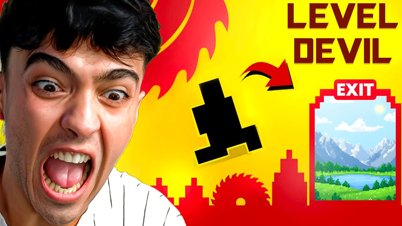 PROBÉ EL JUEGO MÁS TROLL DEL MUNDO 😡 | LEVEL DEVIL