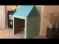 How to build a cardboard playhouse for kids Time-lapse video