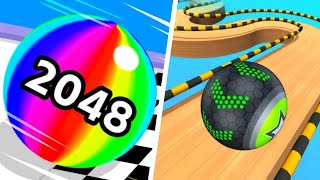 Ball Run 2048 Game Levels 1-5 | Going Balls Games Level 1-4 Android iOS Mobile Gameplay | screenshot 5