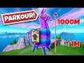 I Made Giant Llama PARKOUR In Fortnite! (Fortnite Creative Mode)