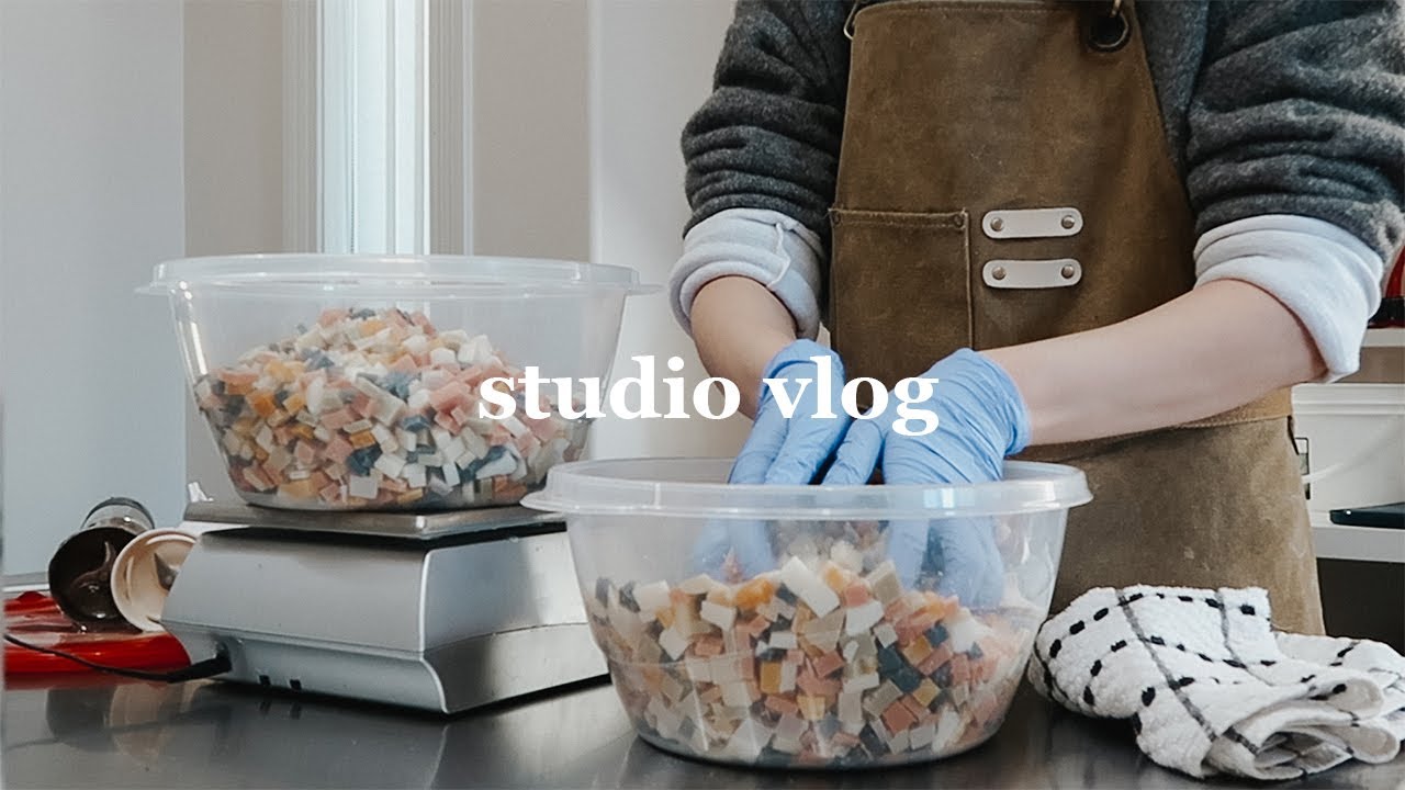 studio vlog - a week in the life of a small business owner, soap maker ...
