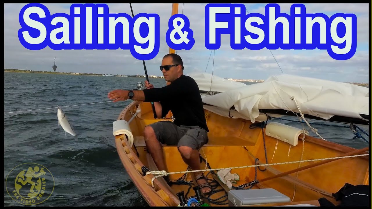 First time fishing on my sailing boat 