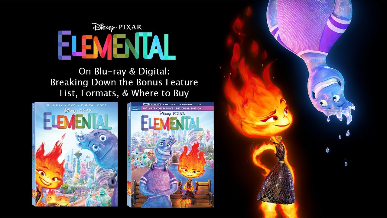Elemental 4K: Disney Movie Club (Exclusive) – Blurays For Everyone