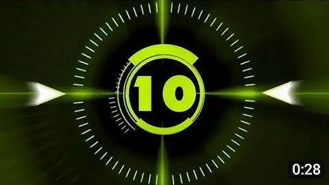 Countdown Timer (v 212) 10 sec with Sound effects and Voice HD