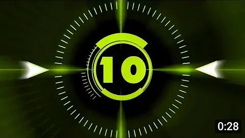 Countdown Timer (v 212) 10 sec with Sound effects and Voice HD